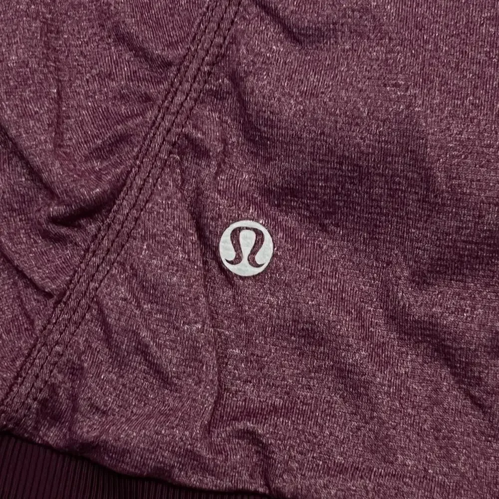 Lululemon Jacket Womens 8 Hooded Full Zip Reversible Athletic Stretch - Picture 5 of 10